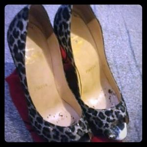 Christian Louboutin Peeptoe Pumps